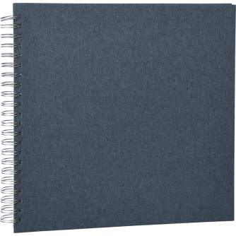 Photo Albums - FOCUS BASE LINE CANVAS WIRE O 30X30 BLUE W WHITE SHEETS 114030 - buy today in store and with delivery