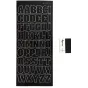 Photography Gift - FOCUS STICKERS BLACK LETTERS LARGE UPPERCASE 170288 - quick order from manufacturer