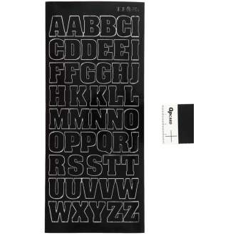 Photography Gift - FOCUS STICKERS BLACK LETTERS LARGE UPPERCASE 170288 - quick order from manufacturer