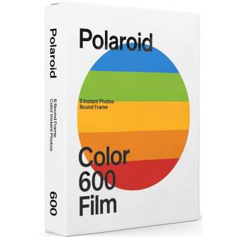 Instantkameru filmiņas - POLAROID COLOR FILM FOR 600 ROUND FRAME 6021 - perc šodien veikalā un ar piegādi