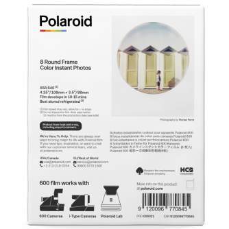 Film for instant cameras - POLAROID COLOR FILM FOR 600 ROUND FRAME 6021 - buy today in store and with delivery