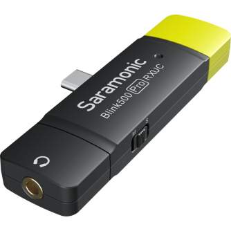 Bezvadu piespraužamie mikrofoni - SARAMONIC BLINK 500 PRO B5 2,4GHZ wireless USB-C Android & iPhone 15 - ātri pasūtīt no ražotāja