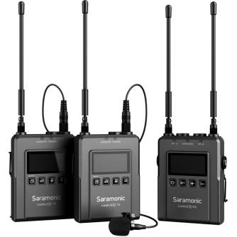 Wireless Audio Systems - Saramonic Lavalier Microphone Set UwMic9S TX9S + TX9S + RX9S UHF Wireless - quick order from manufacturer