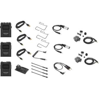 Беспроводные аудио микрофонные системы - Saramonic UwMic9S Wireless Audio Transmission Kit 2 (RX9 + TX9 + TX9) - быстрый заказ о
