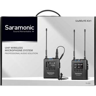 Wireless Audio Systems - Saramonic Lavalier Microphone Set UwMic9S TX9S + RX9S UHF Wireless - quick order from manufacturer