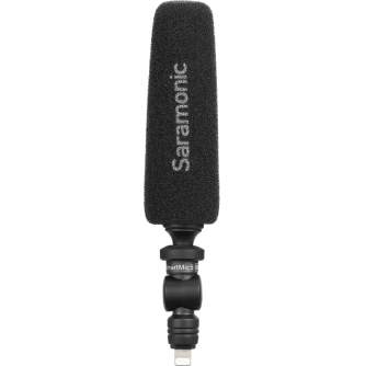 Microphones - SARAMONIC SMARTMIC5 shotgun mic for Lightning iPhone & iPad DI - quick order from manufacturer