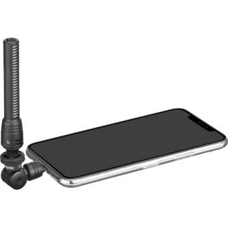 Mikrofoni - SARAMONIC SMARTMIC5 shotgun mic for Lightning iPhone & iPad DI - ātri pasūtīt no ražotāja