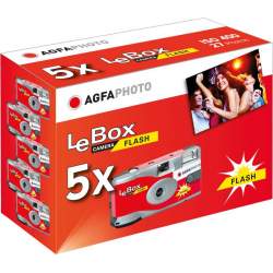 Film Cameras - LeBox Single use cameras ISO400 27 shots Flash 5x pack - buy today in store and with delivery