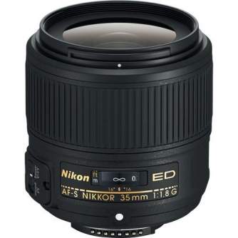 Nikon AF-S NIKKOR 35mm f/1.8G ED Nikkor pilnas matricas FX objektīvs noma