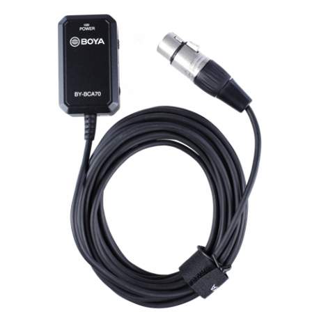 Аксессуары для микрофонов - Boya Audio Adapter BY-BCA70 XLR Microphone to Smartphone - быстрый заказ от производителя