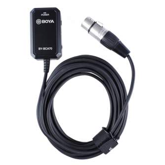 Аудио кабели, адаптеры - Boya Audio Adapter BY BCA70 XLR Microphone to Smartphone - быстрый заказ от производителя