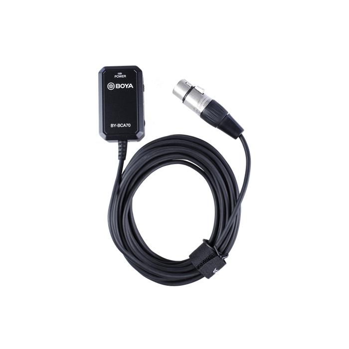 Audio vadi, adapteri - Boya Audio Adapter BY BCA70 XLR Microphone to Smartphone - ātri pasūtīt no ražotāja