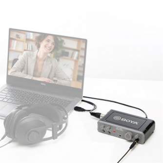 Streaming, Podcast, Broadcast - Boya Audio Adapter BY AM1 - quick order from manufacturer