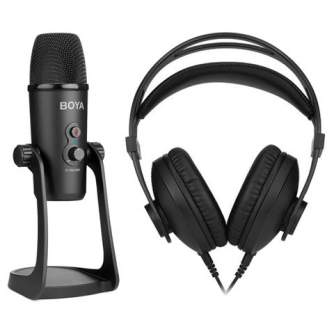Mikrofoni - Boya Headphone BY HP2 Studio Microphone BY PM700 - ātri pasūtīt no ražotāja