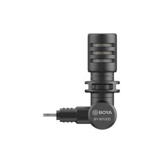 Microphones - Boya Mini Condenser Microphone BY M100D for iOS - quick order from manufacturer
