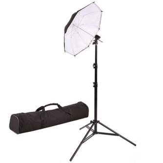 Umbrellas - StudioKing Strobist Kit with Light Stand KBW-80 - quick order from manufacturer