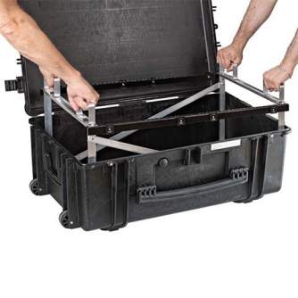 Koferi - Explorer Cases Waterproof Rack Frame Trolley Case 7641-B15U - ātri pasūtīt no ražotāja