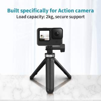 Sporta kameru aksesuāri - Telesin Mini tripod sports camera type connector - perc šodien veikalā un ar piegādi