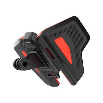 Sporta kameru aksesuāri - Telesin Second Genaration Motorcycle Helmet Strap - купить сегодня в магазине и с доставкой
