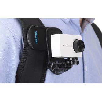 Аксессуары для экшн-камер - Telesin Backpack Clip mount - купить сегодня в магазине и с доставкой