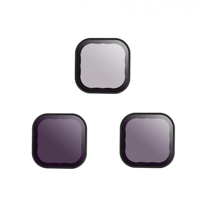 Аксессуары для экшн-камер - Telesin ND8/16/32 3-pack Lens filter kit set for GoPro Hero 9 hero9 HERO10 - быстрый заказ от произв