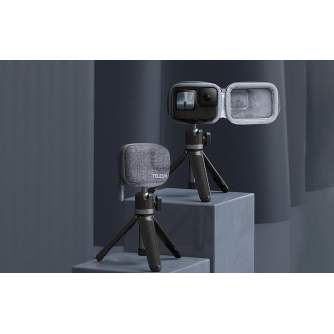 Sporta kameru aksesuāri - Telesin Newest Protective bag for Gopro 9 grey - ātri pasūtīt no ražotāja