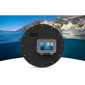 Sporta kameru aksesuāri - Telesin GP-DMP-T09 zemūdens korpuss GoPro Hero 9 / 10 / 11 - perc šodien veikalā un ar piegādi