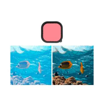 Sporta kameru aksesuāri - Telesin 3-pack (red/purple/magenta) lens filter for GoPro HERO11 hero9 HERO10 - ātri pasūtīt no ražotāja