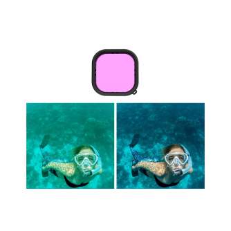 Аксессуары для экшн-камер - Telesin 3-pack (red/purple/magenta) lens filter for GoPro HERO11 hero9 HERO10 - быстрый заказ от про