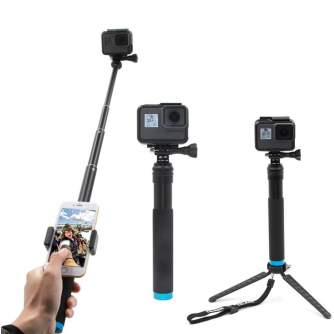 Sporta kameru aksesuāri - Telesin Selfie alumīnija nūja sporta kamerām (GP-MNP-090-D) - perc šodien veikalā un ar piegādi