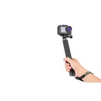 Selfiju statīvs Selfie Stick - Telesin 0.9M Carbon Fiber Selfie monopod with Alum - perc šodien veikalā un ar piegādi