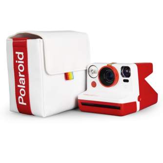 Koferi Instant kameram - POLAROID NOW BAG WHITE & RED 6100 - ātri pasūtīt no ražotāja