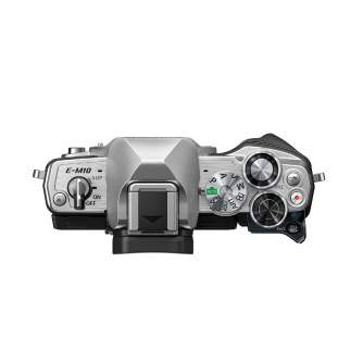Bezspoguļa kameras - Olympus OM D E M10 Mark III S Body Silver - ātri pasūtīt no ražotāja