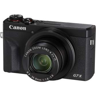 Kompaktkameras - Canon PowerShot G7 X Mark III (Black) - perc šodien veikalā un ar piegādi