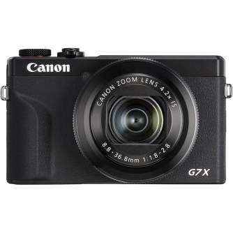 Kompaktkameras - Canon PowerShot G7 X Mark III (Black) - perc šodien veikalā un ar piegādi