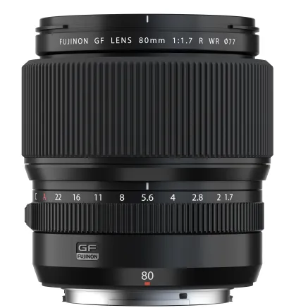 FUJIFILM Lens Fujinon GF80mm F1.7 R WR (GFX)