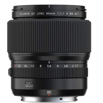 Lenses - FUJIFILM Lens Fujinon GF80mm F1.7 R WR (GFX) - buy today in store and with delivery