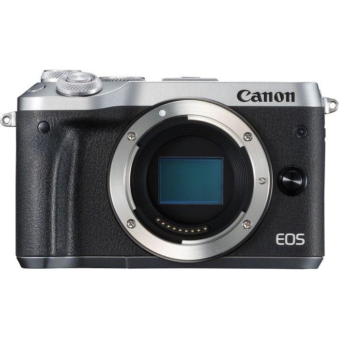 Bezspoguļa kameras - Canon EOS M6 body Silver - ātri pasūtīt no ražotāja
