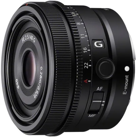 Sony FE 40mm F2.5 G (Black) | (SEL40F25G)