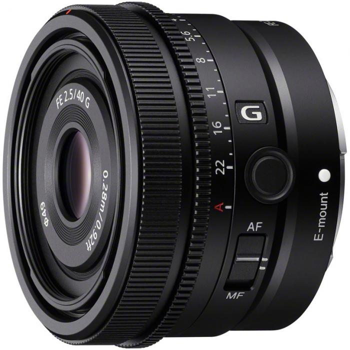 Objektīvi - Sony FE 40mm F2.5 G (Black) | (SEL40F25G) - ātri pasūtīt no ražotāja