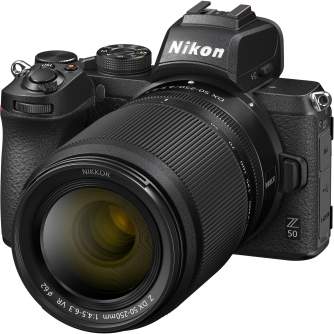 Bezspoguļa kameras - Nikon Z50 + NIKKOR Z DX 16-50mm f/3.5-6.3 VR + NIKKOR Z DX 50-250mm f/4.5-6.3 VR - ātri pasūtīt no ražotāja