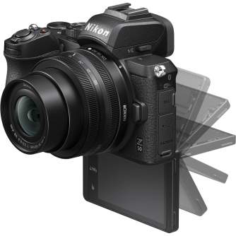 Bezspoguļa kameras - Nikon Z50 + NIKKOR Z DX 16-50mm f/3.5-6.3 VR + FTZ Adapter - ātri pasūtīt no ražotāja