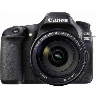 Зеркальные фотоаппараты - Canon EOS 80D EF-S 18-200mm f3.5-5.6 IS - быстрый заказ от производителя