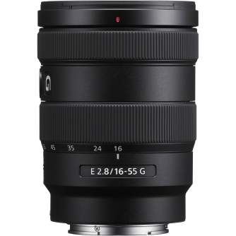 Objektīvi - Sony E 16-55mm F2.8 G (Black) | (SEL1655G/B) - ātri pasūtīt no ražotāja