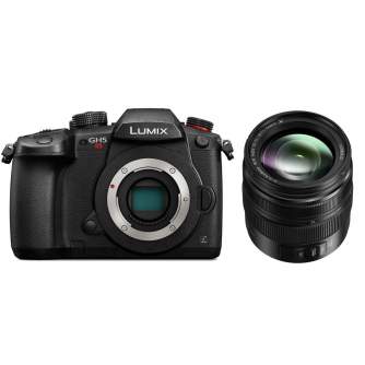 Bezspoguļa kameras - Panasonic Lumix G DC-GH5S + 12-35mm(H-HSA12035) (Black) - ātri pasūtīt no ražotāja
