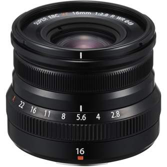 Lenses - Fujifilm XF 16mm f/2.8 R WR lens, black 16611667 - quick order from manufacturer