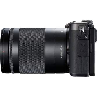 Bezspoguļa kameras - Canon EOS M6 EF-M 18-150mm IS STM (Black) - ātri pasūtīt no ražotāja