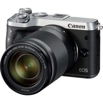 Mirrorless Cameras - Canon EOS M6 EF-M 18-150mm IS STM (Silver) - quick order from manufacturer