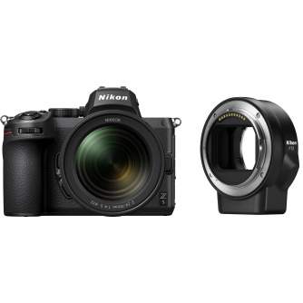 Bezspoguļa kameras - Nikon Z5 + NIKKOR Z 24-70mm f/4 S + FTZ Adapter - ātri pasūtīt no ražotāja