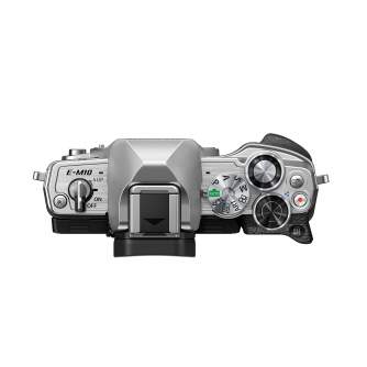 Bezspoguļa kameras - Olympus OM-D E-M10 Mark IV + M.ZUIKO DIGITAL ED 14-150mm F4-5.6 II (Silver) - ātri pasūtīt no ražotāja